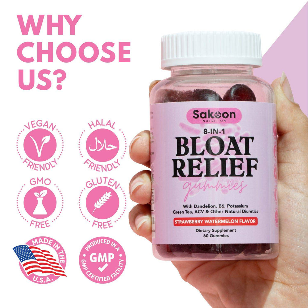 Bloating Relief Gummies | Natural Anti-Bloat & Digestion Support | Sakoon
