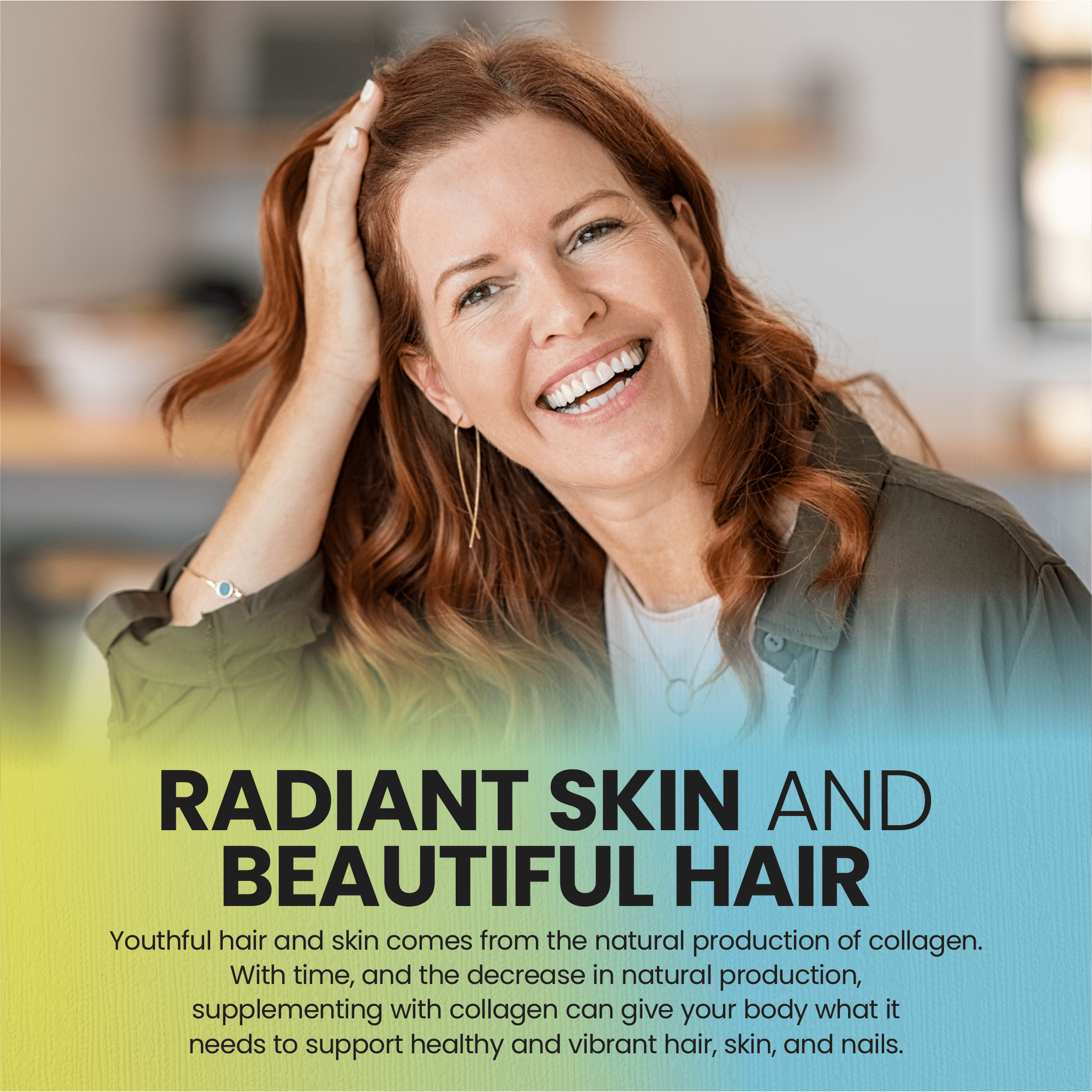 Halal Marine Collagen Gummies for Anti-Aging, Hair, Skin & Nails