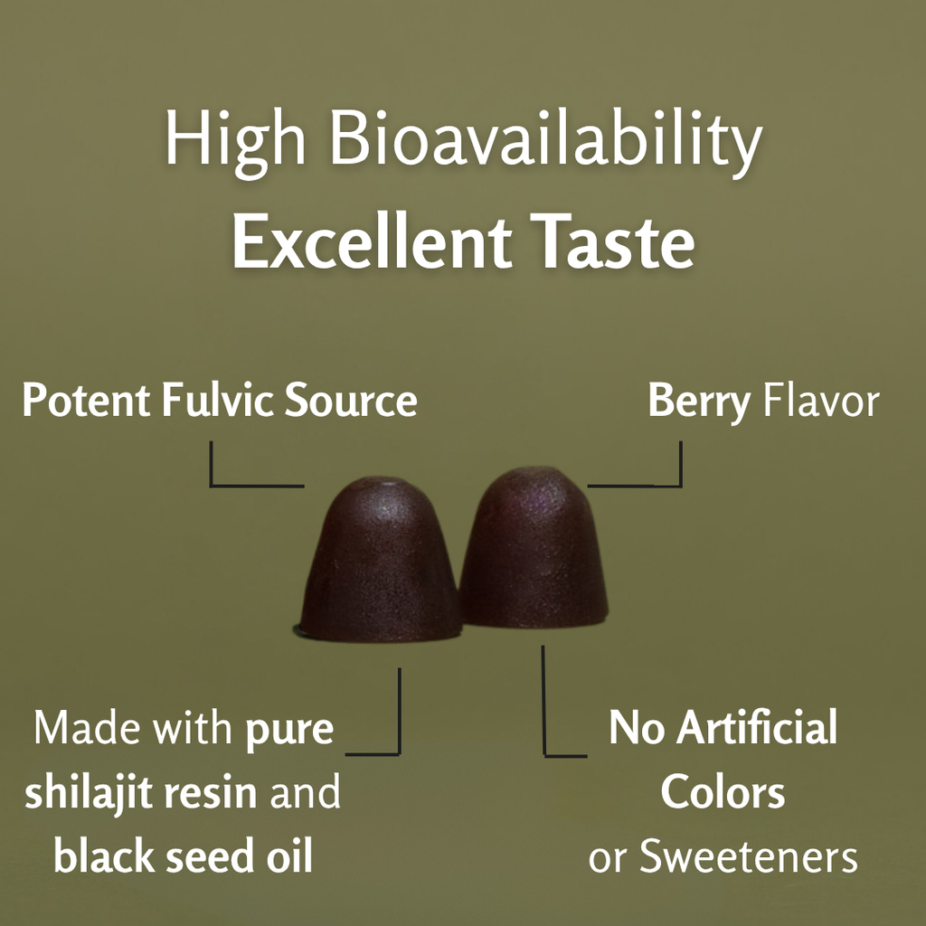 Shilajit Black Seed Oil Gummies