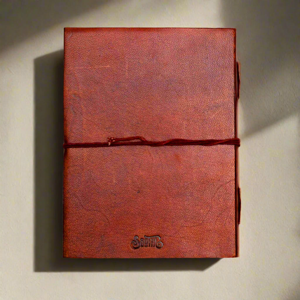 No Limit To How Radiant Quote Leather Journal | Embossed 8x6