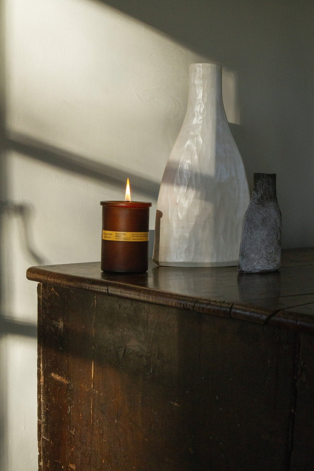 Souchong Debut – Tallow Candle with Black Tea Absolute & Vetiver | 6 oz