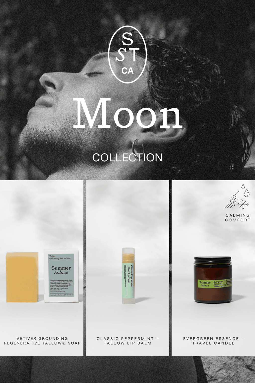 The Moon Collection | Calming Tallow Skincare & Candle
