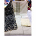 Designer Semi Stitched Dress with Gota Work