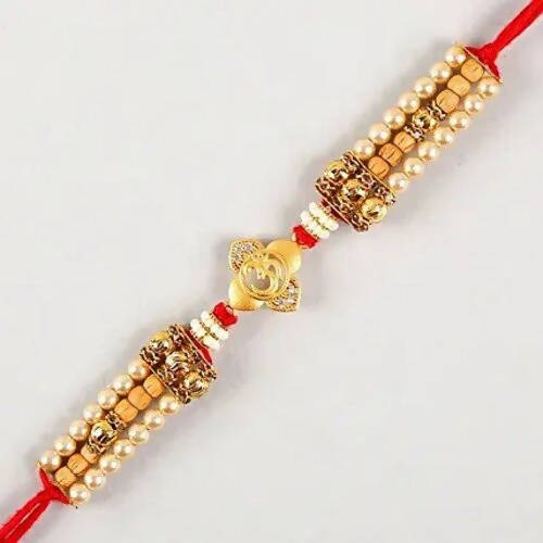 Om Divine Rakhi & Dry Fruits Treat Jars