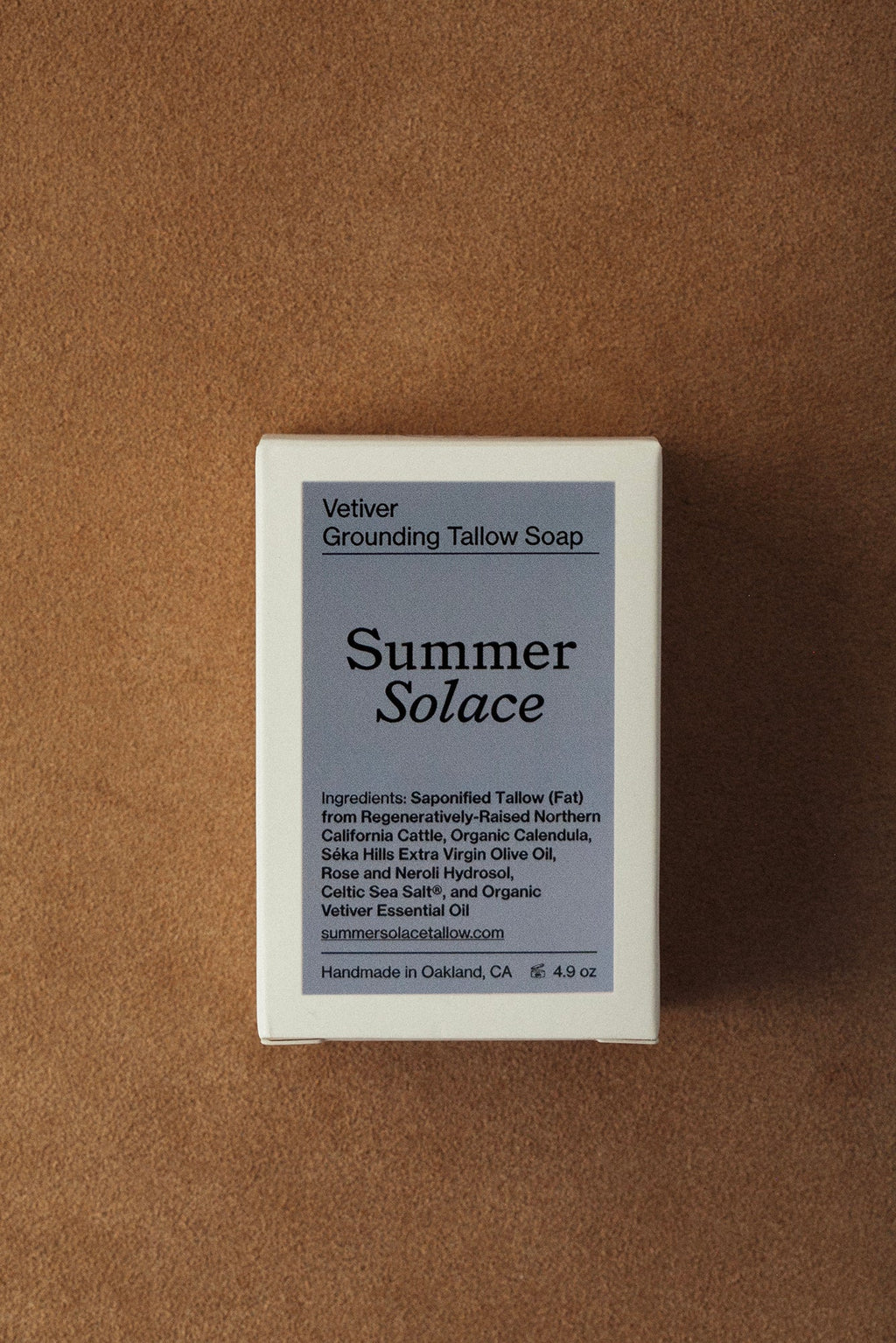Vetiver Grounding Soap – Earthy Bar for Calm & Balance
