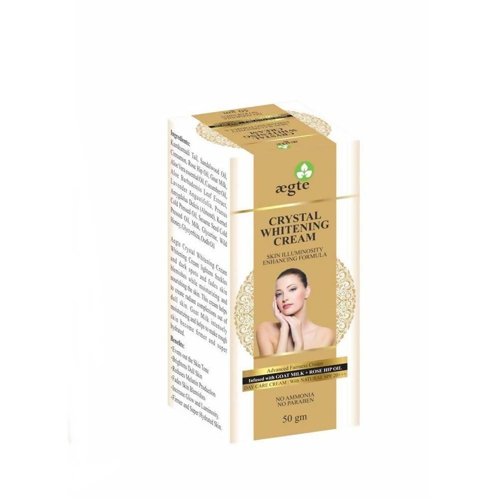 Aegte Crystal Whitening Cream Skin Illuminosity Enhancing Formula